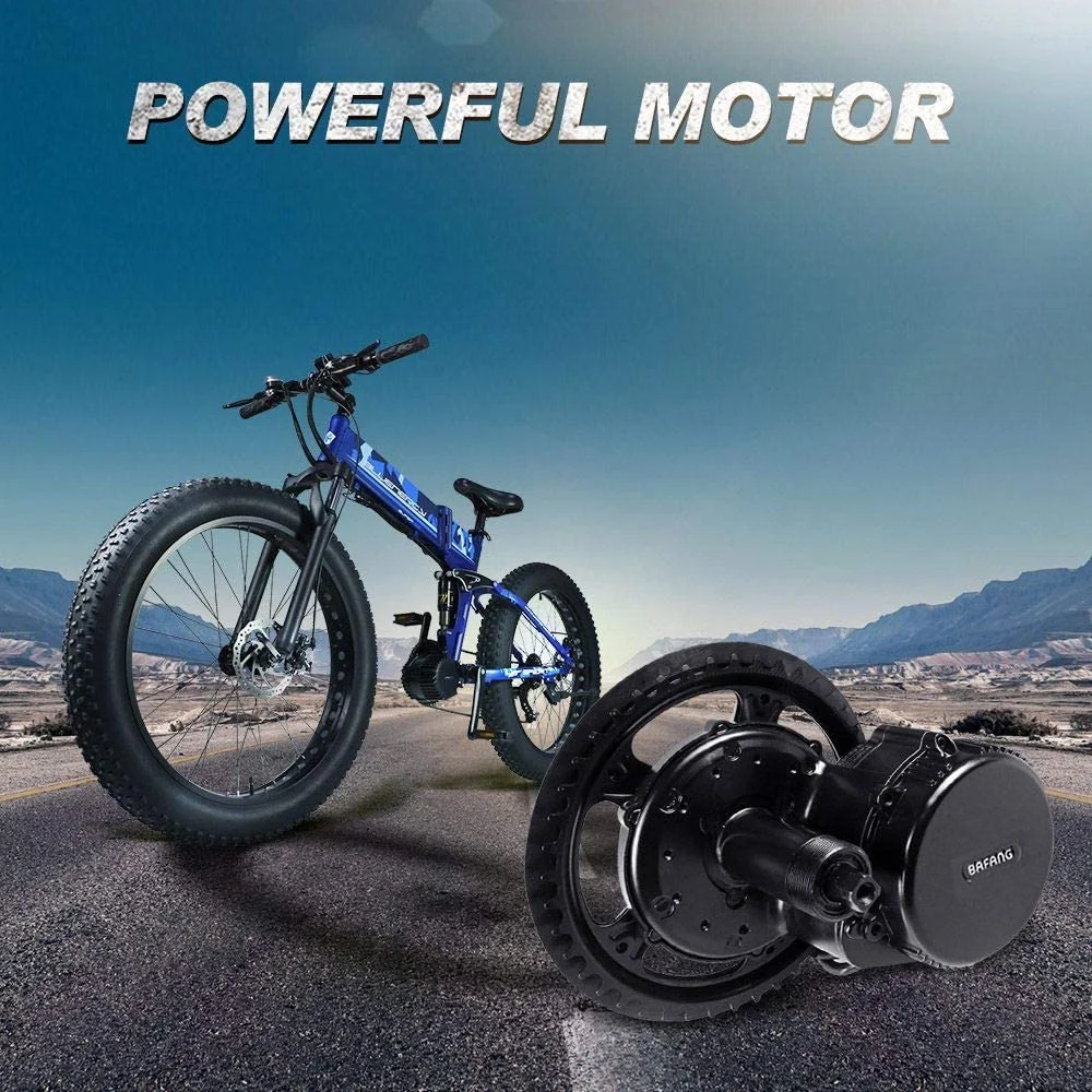 Bafang 48V 1000W Bbshd MID Motor Electric Bike Conversion Kit 100mm 120mm