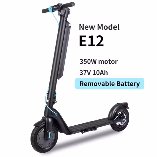 Maxwheel 80km Long Range Portable E Scooter Removable Lithium Battery Folding Adult Electric Scooter